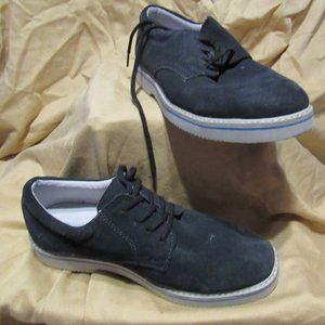 Boys Black Suede Casual Shoes Size 4m